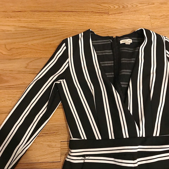 Urban Outfitters Other - Urban Outfitters Black and White Striped Romper